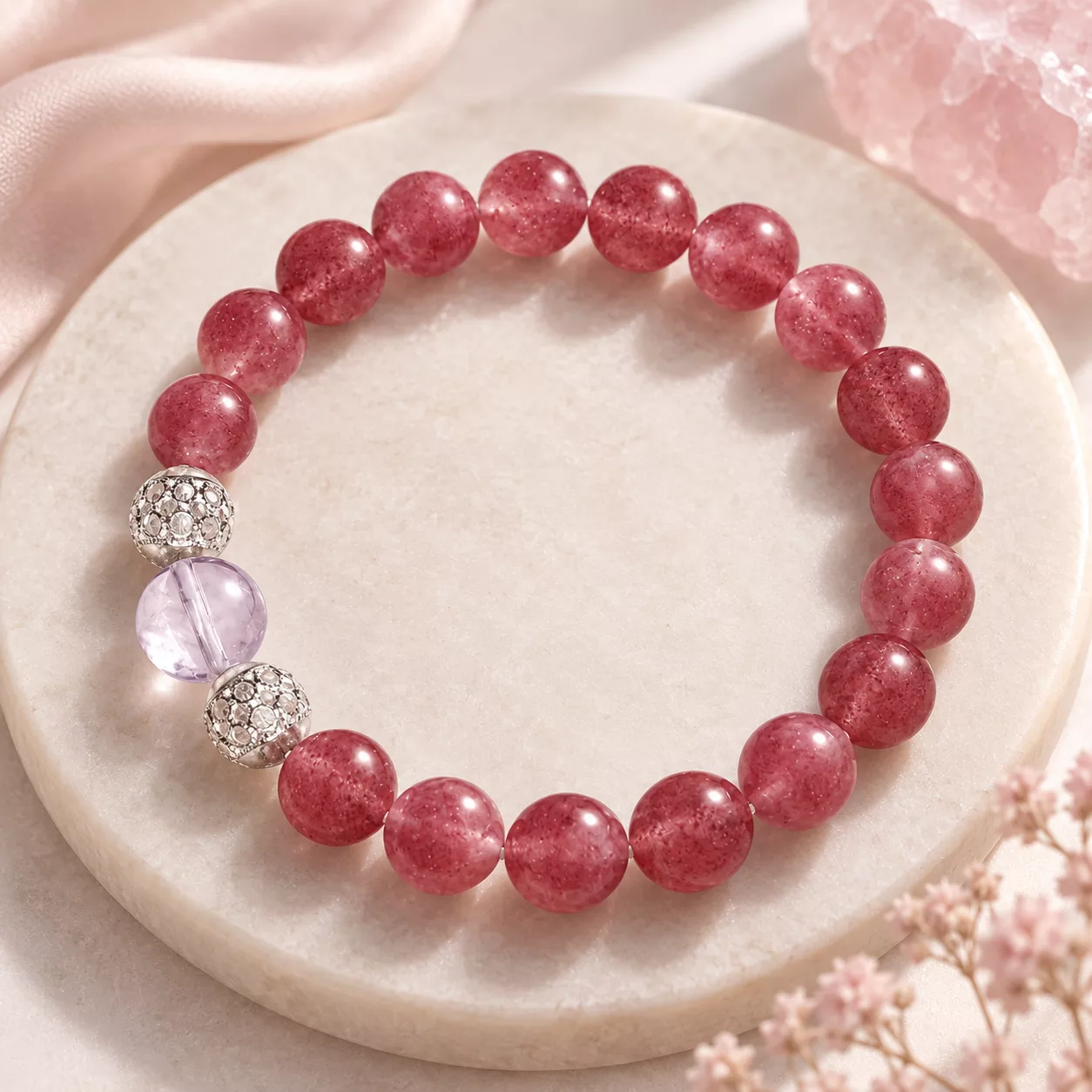 Crimson Vital bracelet styling
